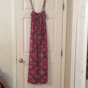 Long patterned dress